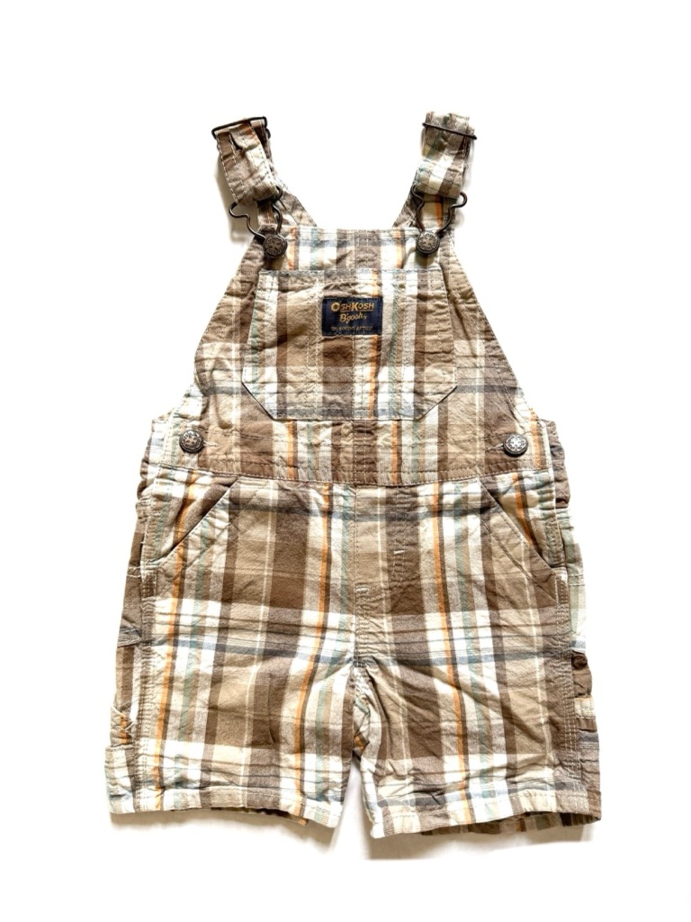 OshKosh B’Gosh | Vestbak Plaid Shortalls